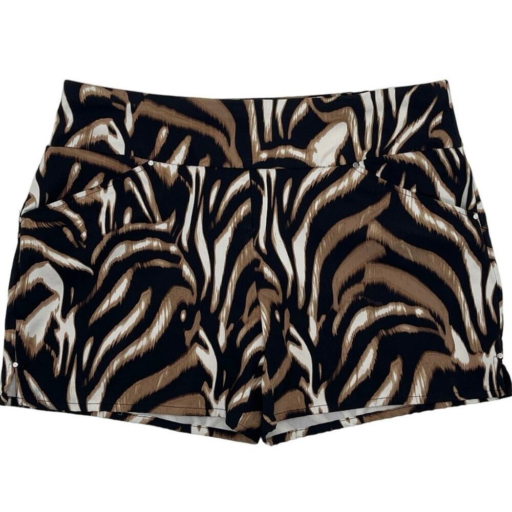 INC international tiger shorts - pull on - size 12